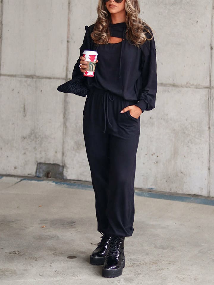 Milan Kiss 2-częściowy zestaw w kolorze czarnym rozmiar: S