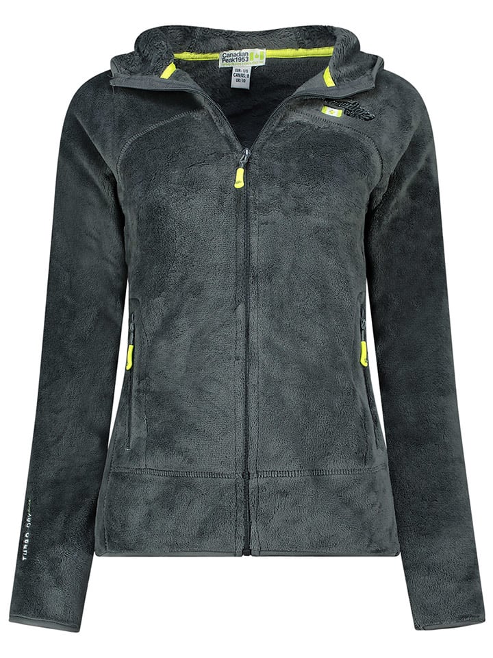 Canadian Peak Kurtka polarowa "Upaloodeak" w kolorze antracytowym rozmiar: XL