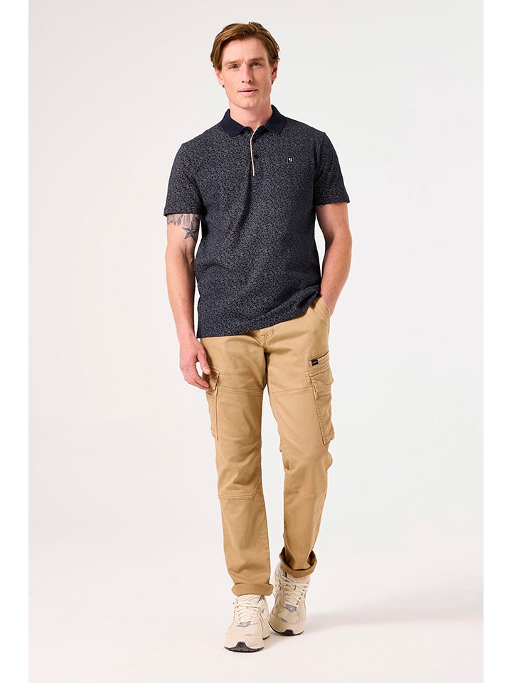 Garcia Koszulka polo w kolorze granatowym rozmiar: XL