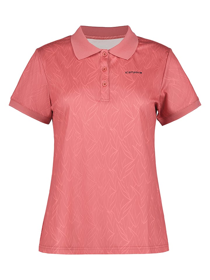 Icepeak Funkcyjna koszulka polo w kolorze koralowym rozmiar: S