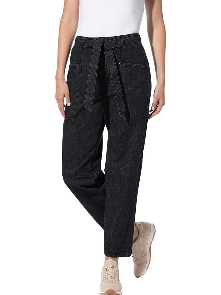 Heine Dżinsy - Comfort fit - w kolorze czarnym rozmiar: 38