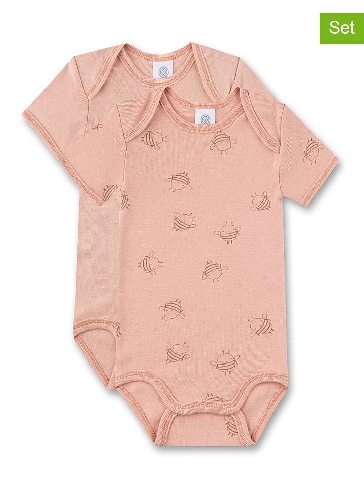 Sanetta Body (2 szt.) w kolorze pomarańczowym rozmiar: 68