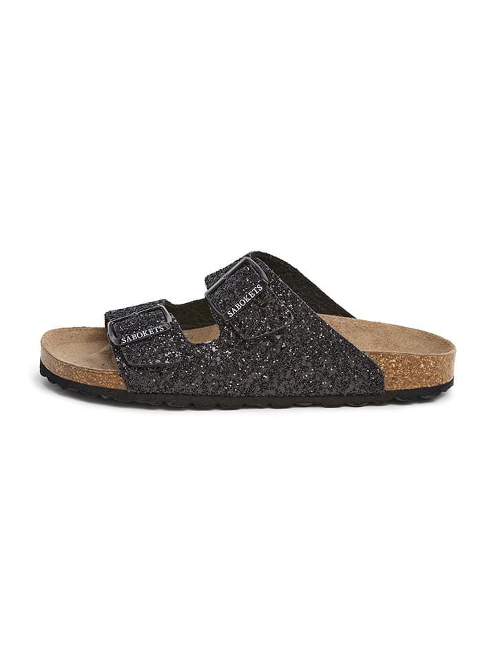 SABOKETS Klapki w kolorze czarnym rozmiar: 38