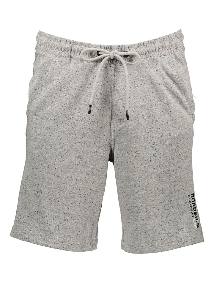 Roadsign Bermudy dresowe w kolorze szarym rozmiar: XL