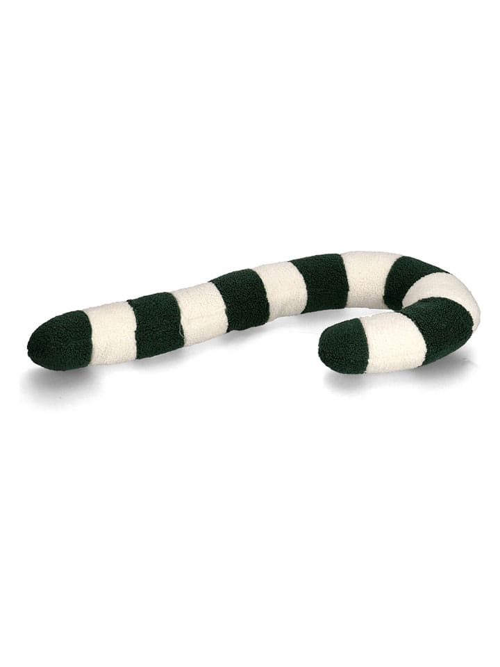 Bizzotto Poduszka "Bonbons" w kolorze ciemnozielono-białym - 57 x 25 cm rozmiar: onesize