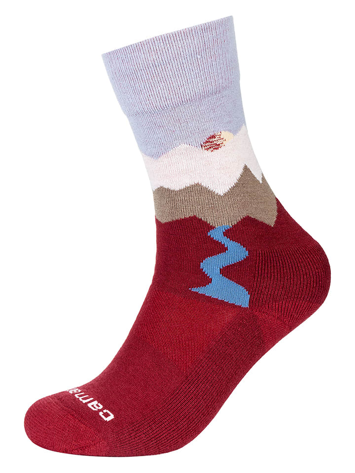 camano Skarpety w kolorze czerwono-białym rozmiar: 43-46