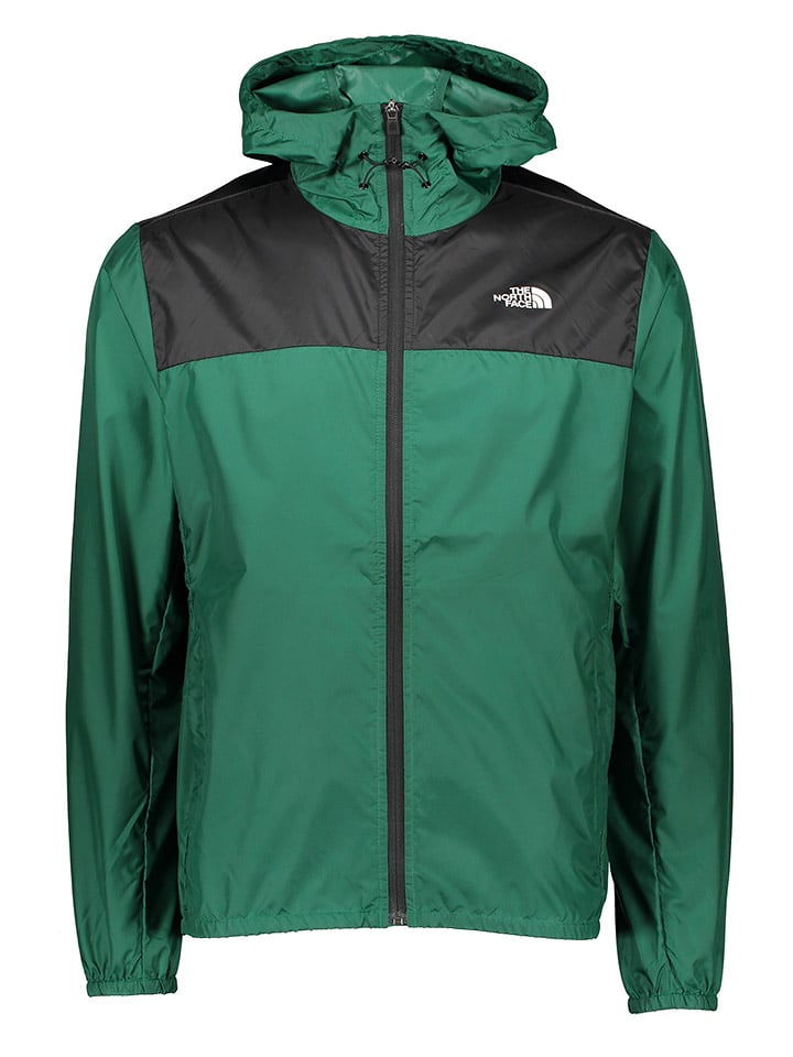 The North Face Kurtka funkcyjna "Sundowner" w kolorze zielono-czarnym rozmiar: M