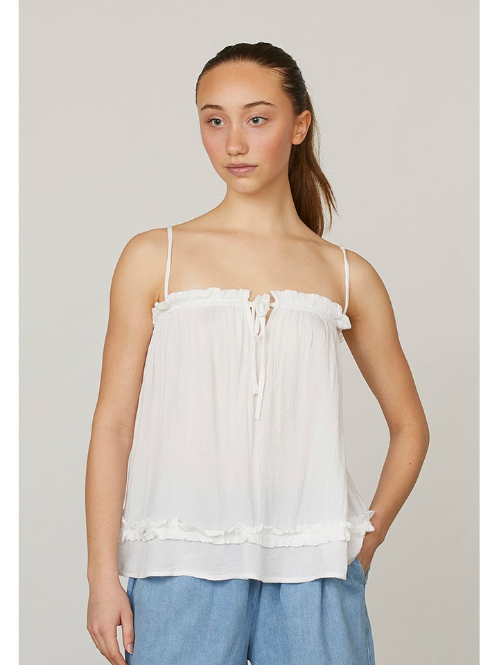 SisterS point Top w kolorze białym rozmiar: M