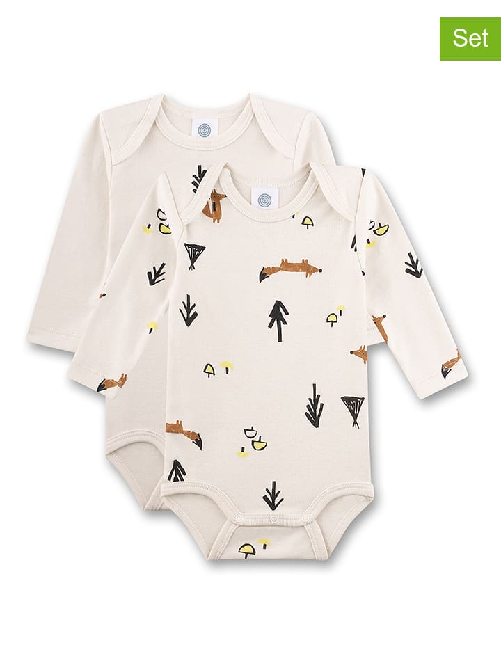 Sanetta Body (2 szt.) w kolorze kremowym rozmiar: 92