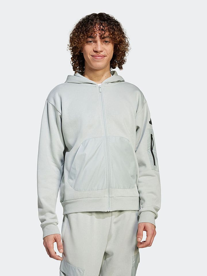 adidas Bluza w kolorze błękitnym rozmiar: L