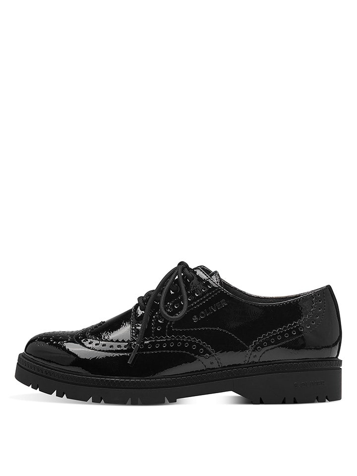 s.Oliver Trzewiki w kolorze czarnym rozmiar: 37