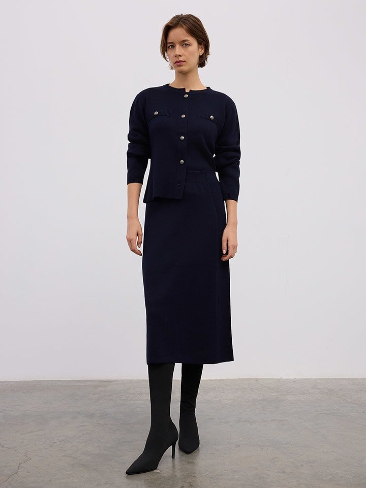 BGN Spódnica w kolorze granatowym rozmiar: 38