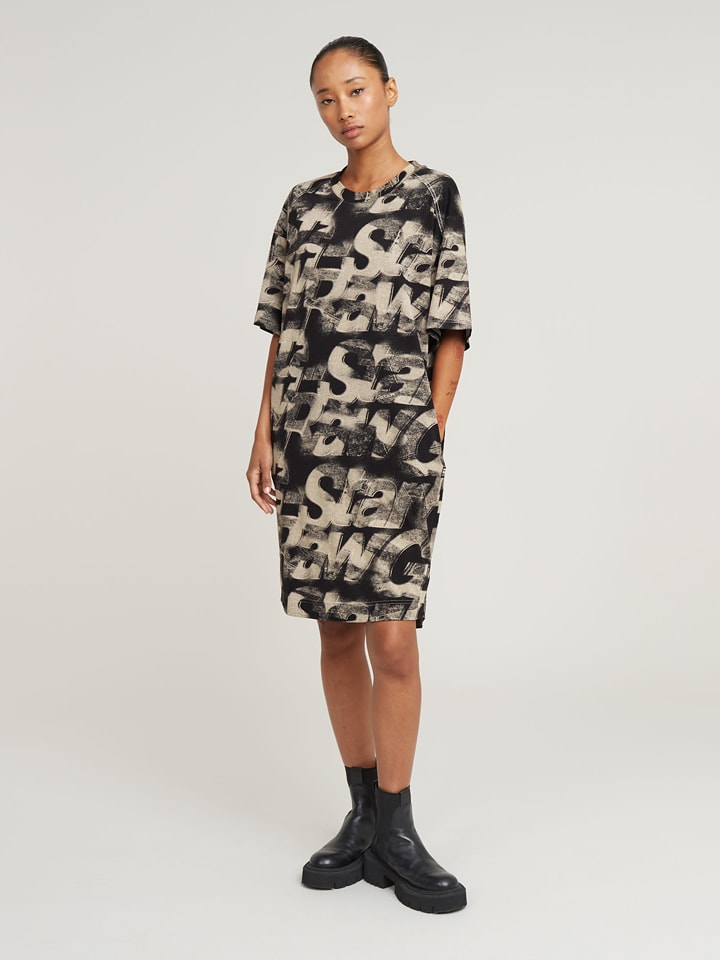 G-Star Sukienka w kolorze czarno-beżowym rozmiar: S