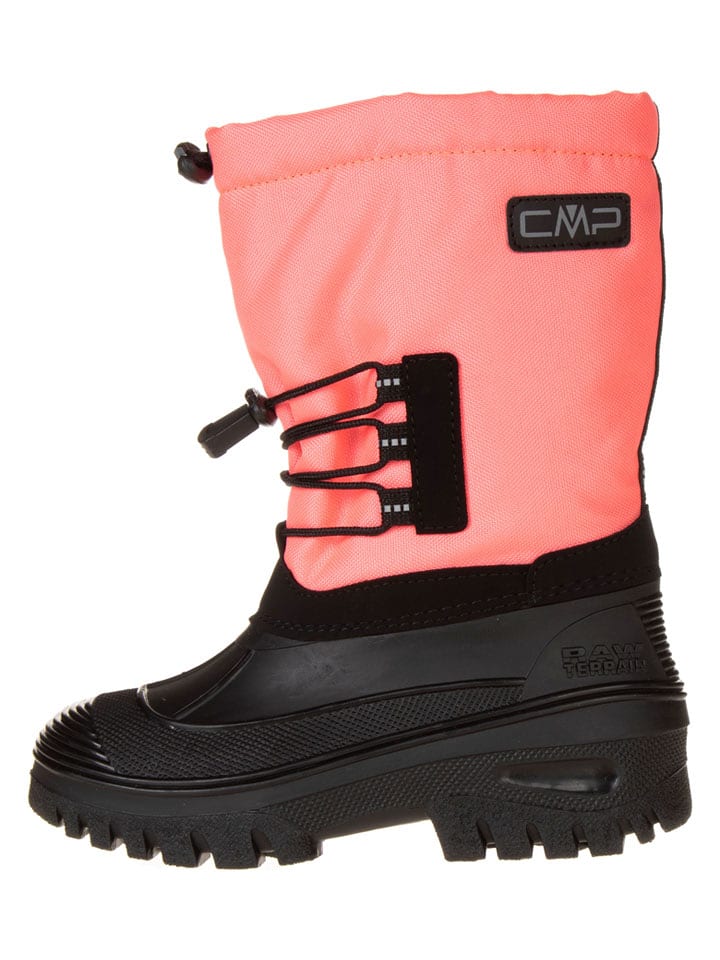 cmp Kozaki zimowe w kolorze czarno-koralowym rozmiar: 30