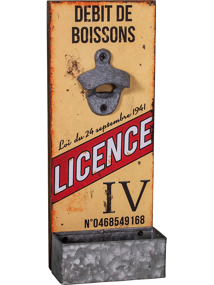 Anticline Otwieracz w kolorze żółtym do butelek - 12 x 30 x 6 cm rozmiar: onesize