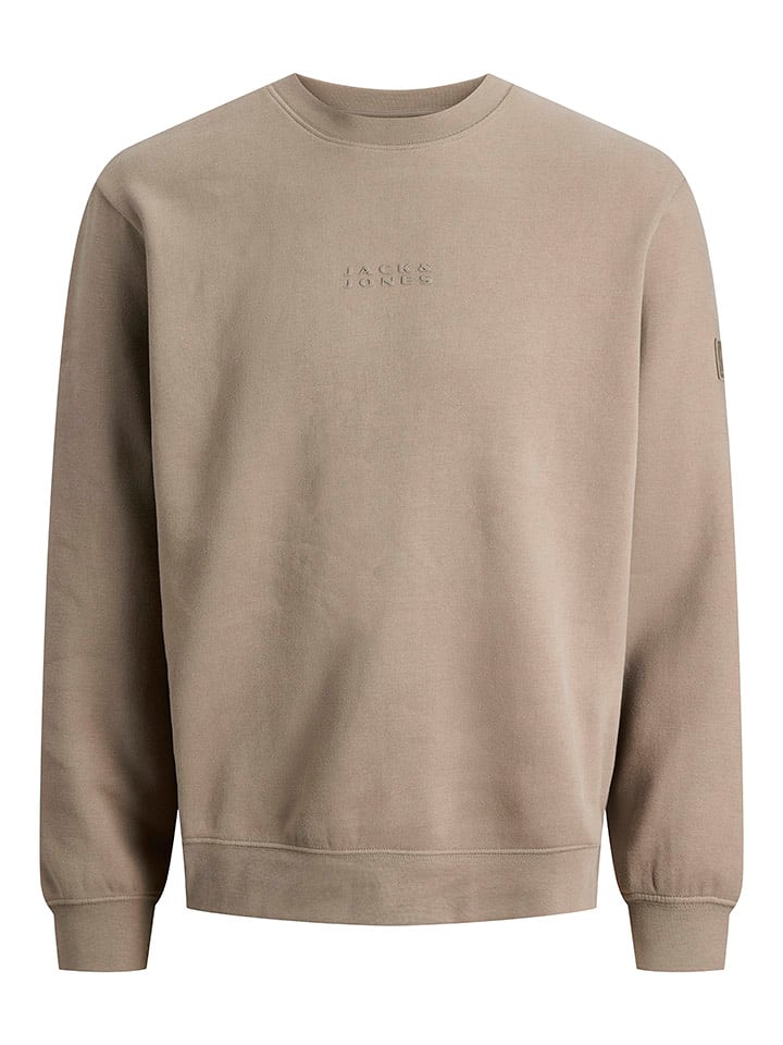 Jack & Jones Bluza "Point" w kolorze beżowym rozmiar: M