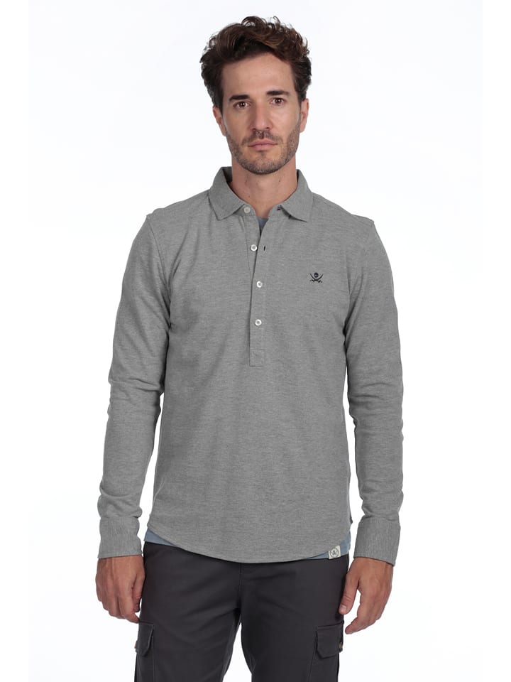 The Time of Bocha Koszulka polo w kolorze szarym rozmiar: XL