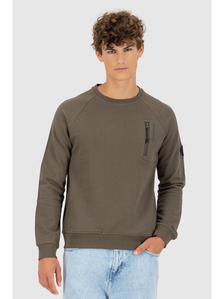 alife and kickin Bluza "Fabio" w kolorze khaki rozmiar: XL