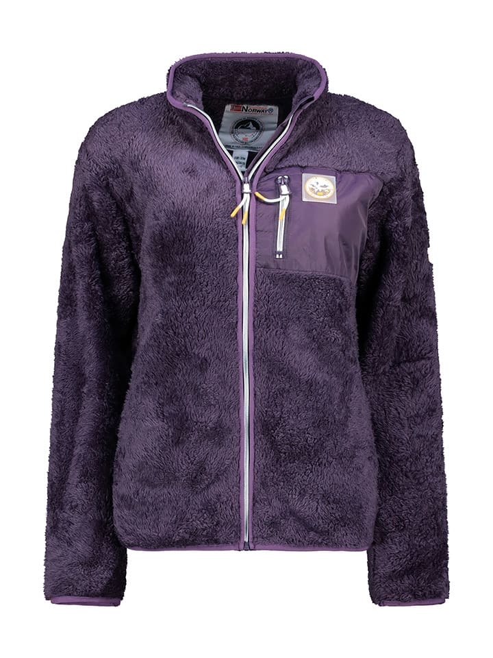 Geographical Norway Kurtka polarowa "Upecious" w kolorze fioletowym rozmiar: XL