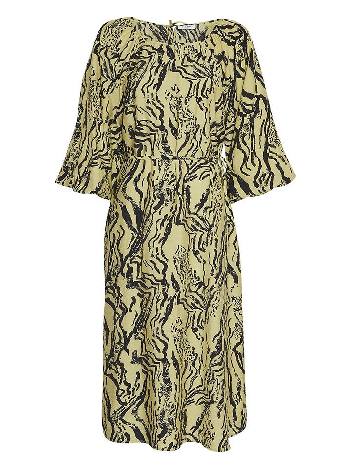 MOSS COPENHAGEN Sukienka "Theresia Taila" w kolorze zielonym rozmiar: M/L