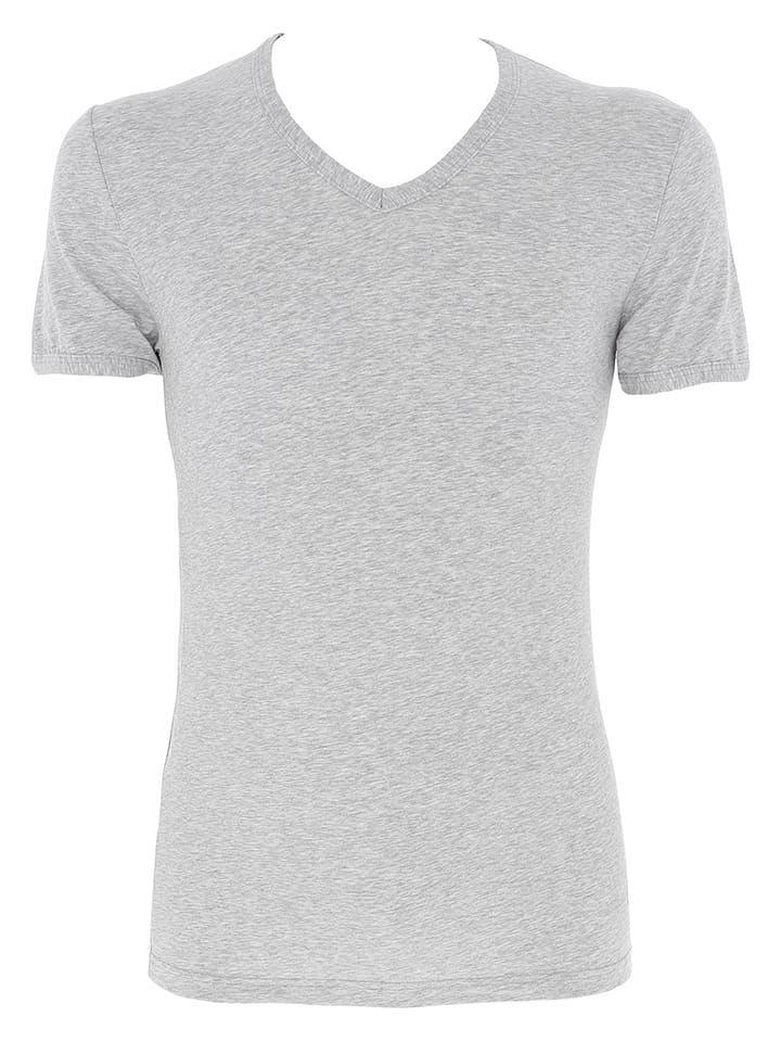 COTONELLA Koszulki (2 szt.) w kolorze jasnoszarym rozmiar: XL