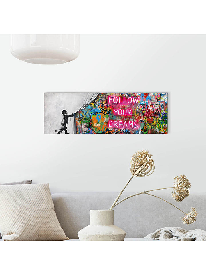 Orangewallz Druk artystyczny "Grafitti Swing" rozmiar: 30x90 cm