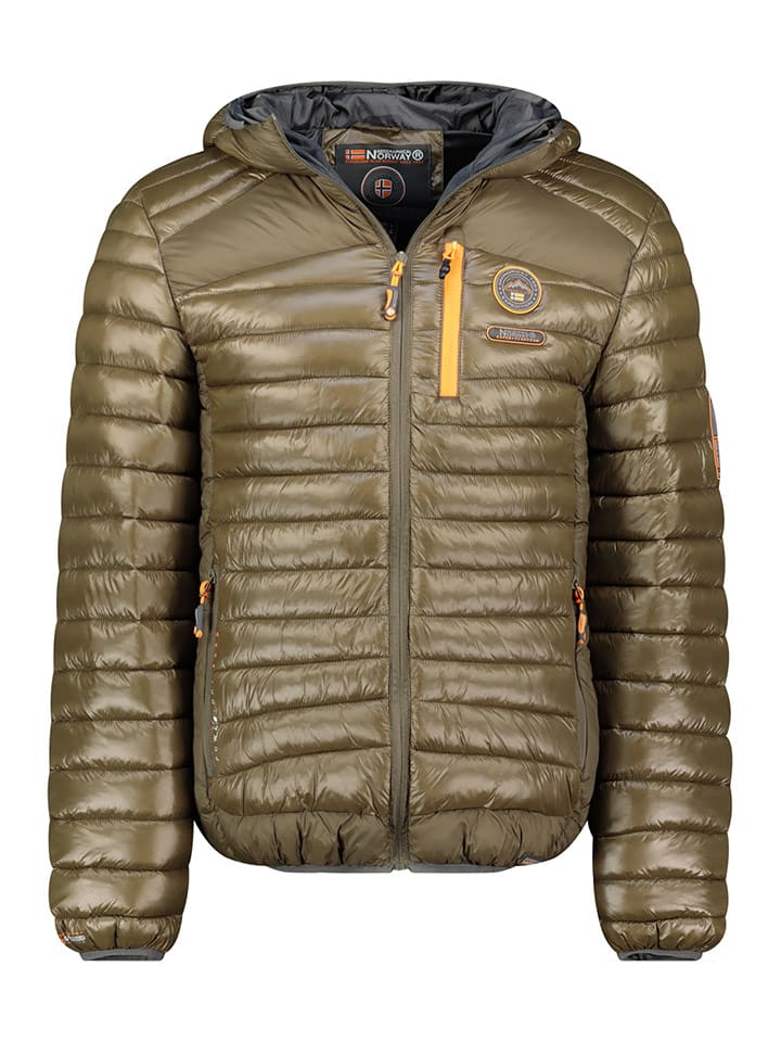 Geographical Norway Kurtka pikowana "Briouto" w kolorze khaki rozmiar: XL