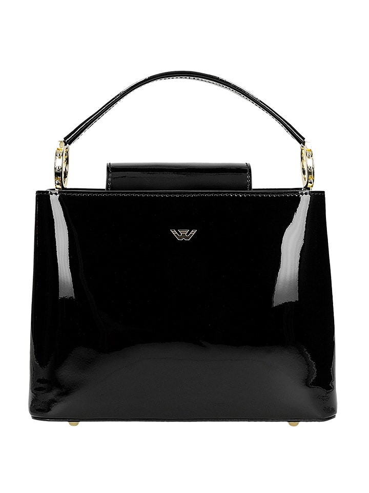 Wojas Skórzana torebka w kolorze czarnym - 24 x 18 x 12 cm rozmiar: onesize