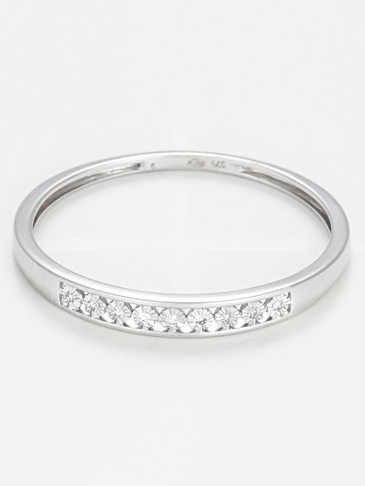 maison héritage PARIS Złoty pierścionek "Romantic love" z diamentami rozmiar: 60