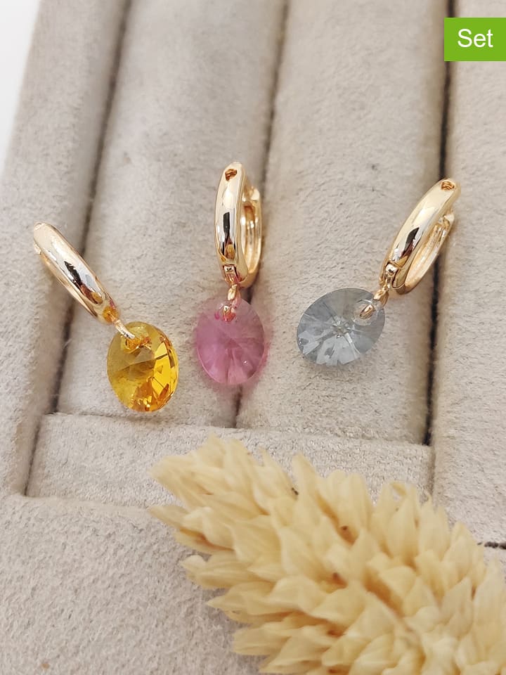 Nakkash Kolczyki-kreole (3 szt.) rozmiar: onesize