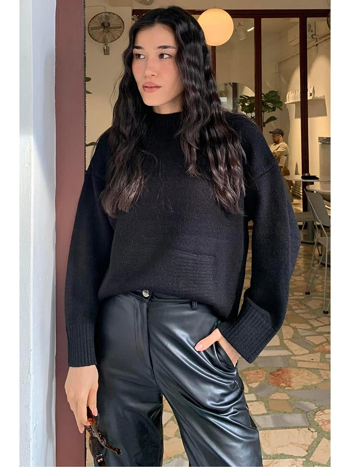 MADMEXT Sweter w kolorze czarnym rozmiar: S