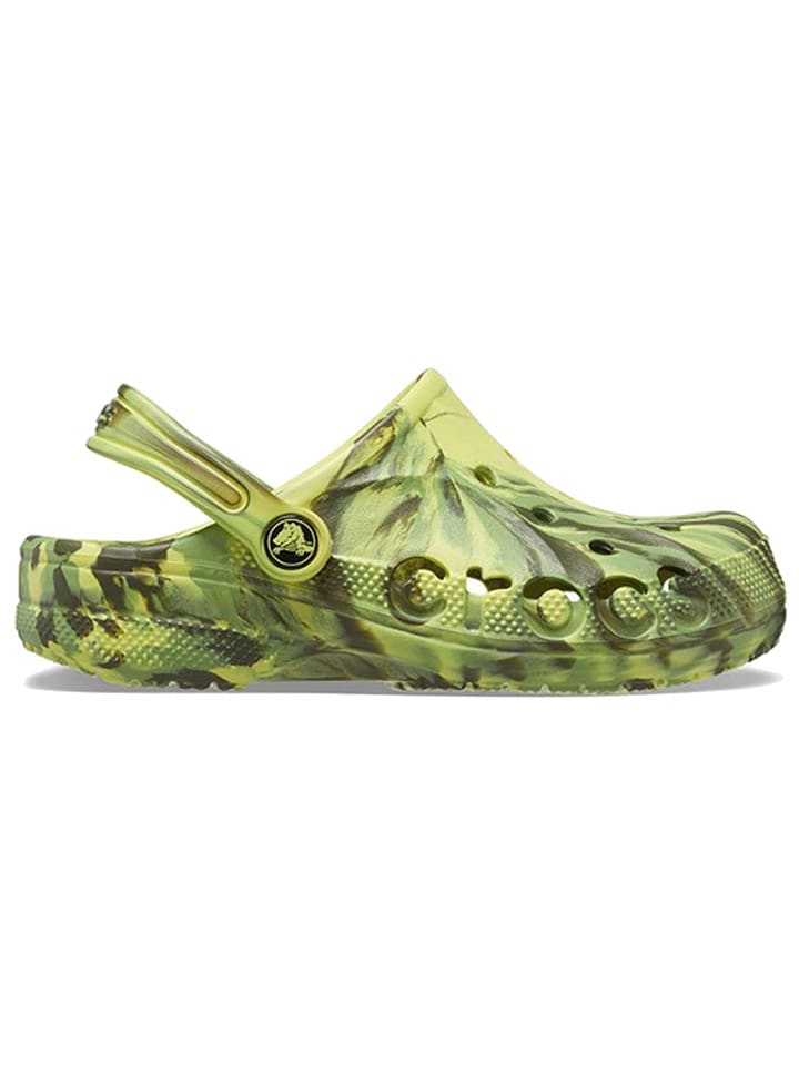 Crocs Chodaki "Baya" w kolorze żółto-zielono-oliwkowym rozmiar: 23/24