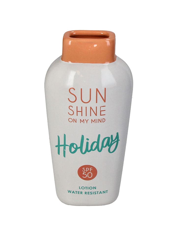 Kersten Wazon "Sunscreen" w kolorze białym - 8,8 x 19 x 5,6 cm rozmiar: onesize