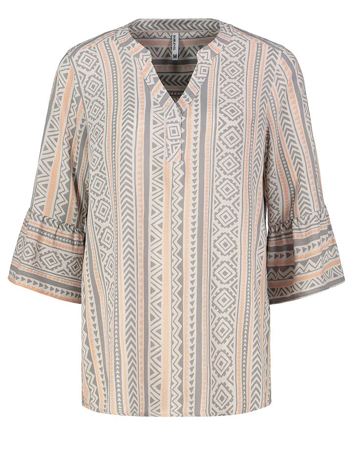 Sublevel Bluzka w kolorze szaro-kremowym rozmiar: M