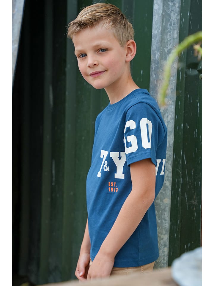 Tygo & Vito Koszulka "Dean" w kolorze niebieskim rozmiar: 122/128