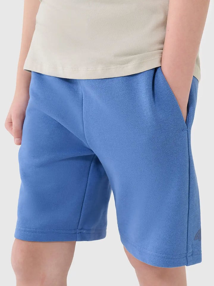 4F Szorty dresowe w kolorze niebieskim rozmiar: 128