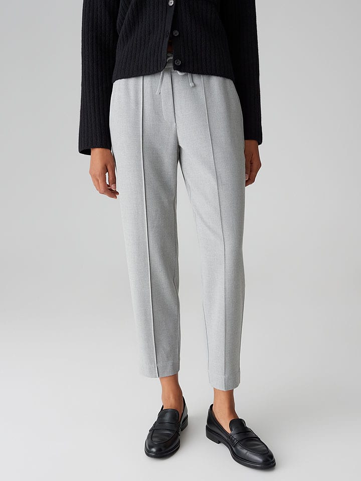 OPUS Spodnie w kolorze szarym rozmiar: 40