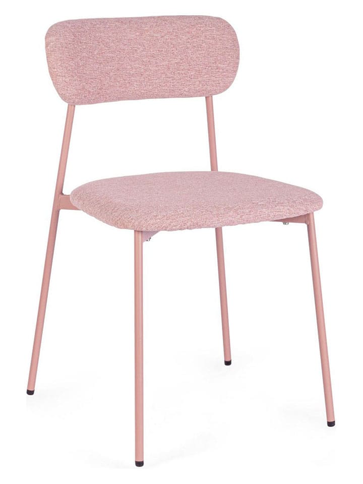Bizzotto Krzesło "Inka" w kolorze jasnoróżowym do jadalni - 45 x 78 x 49 cm rozmiar: onesize