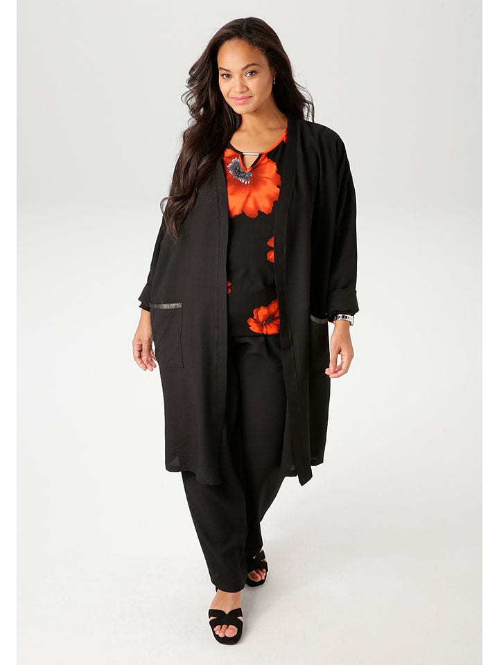 Aniston Kardigan w kolorze czarnym rozmiar: 48