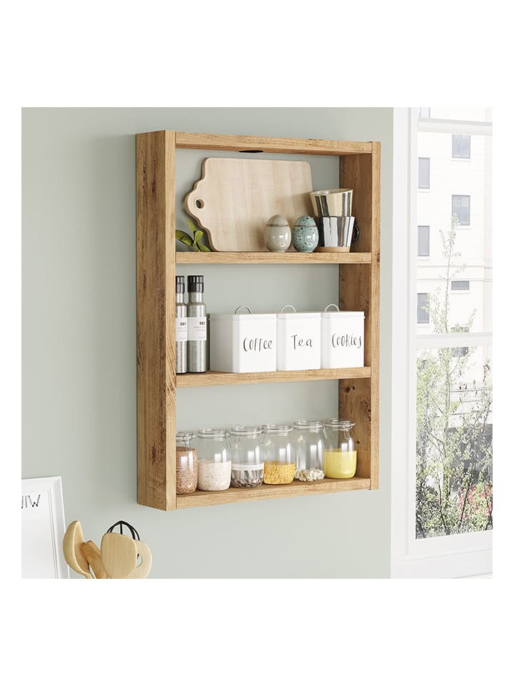 Scandinavia Concept Regał ścienny w kolorze brązowym - 43 x 60 x 9 cm rozmiar: onesize