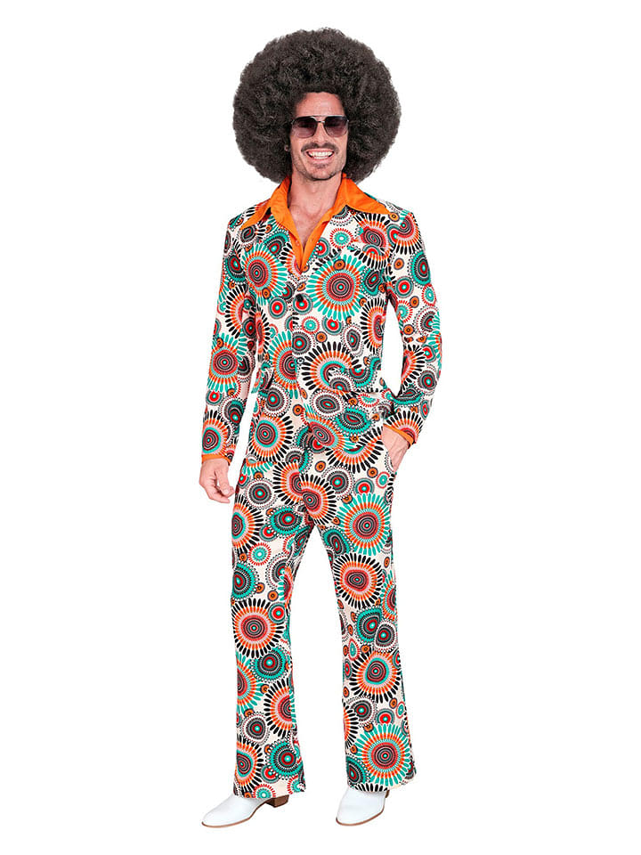 Carnival Party 2-częściowy kostium "Sixties" ze wzorem rozmiar: S