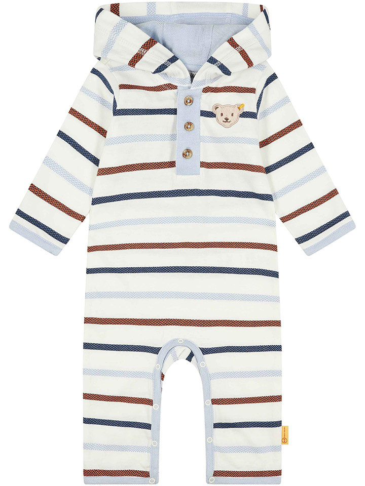 Steiff Kombinezon w kolorze białym rozmiar: 80