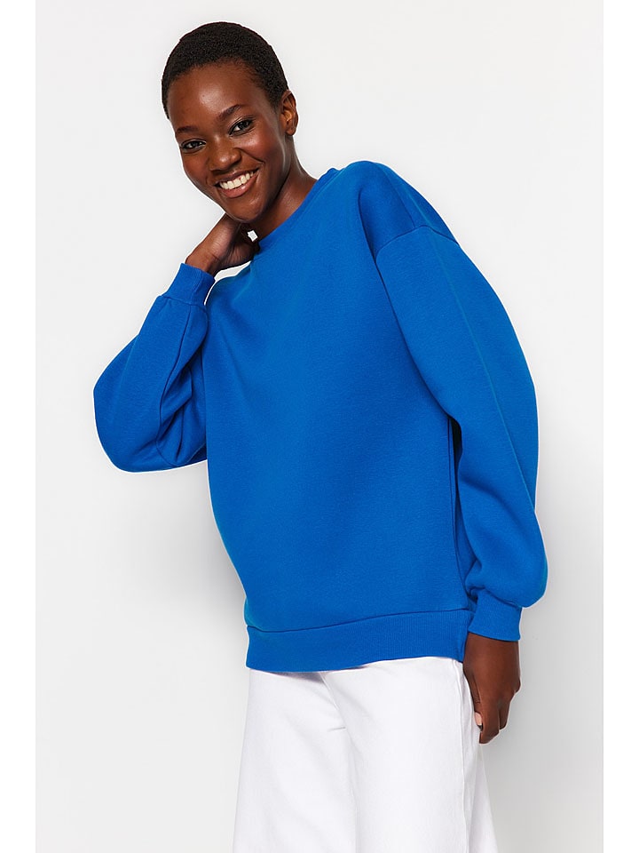 trendyol Sweter w kolorze niebieskim rozmiar: M