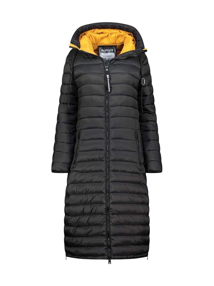 Geographical Norway Płaszcz zimowy "Azule" w kolorze czarnym rozmiar: L