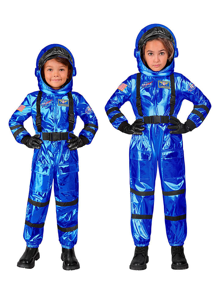 Carnival Party 2-częściowy kostium "Blue Astronaut" w kolorze niebieskim rozmiar: 116