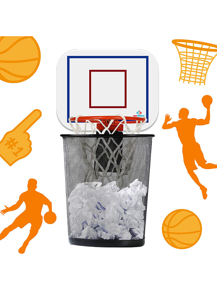 MAD MONKEY Nakładka "Mad Monkey" w kolorze białym na kosz na śmieci rozmiar: onesize