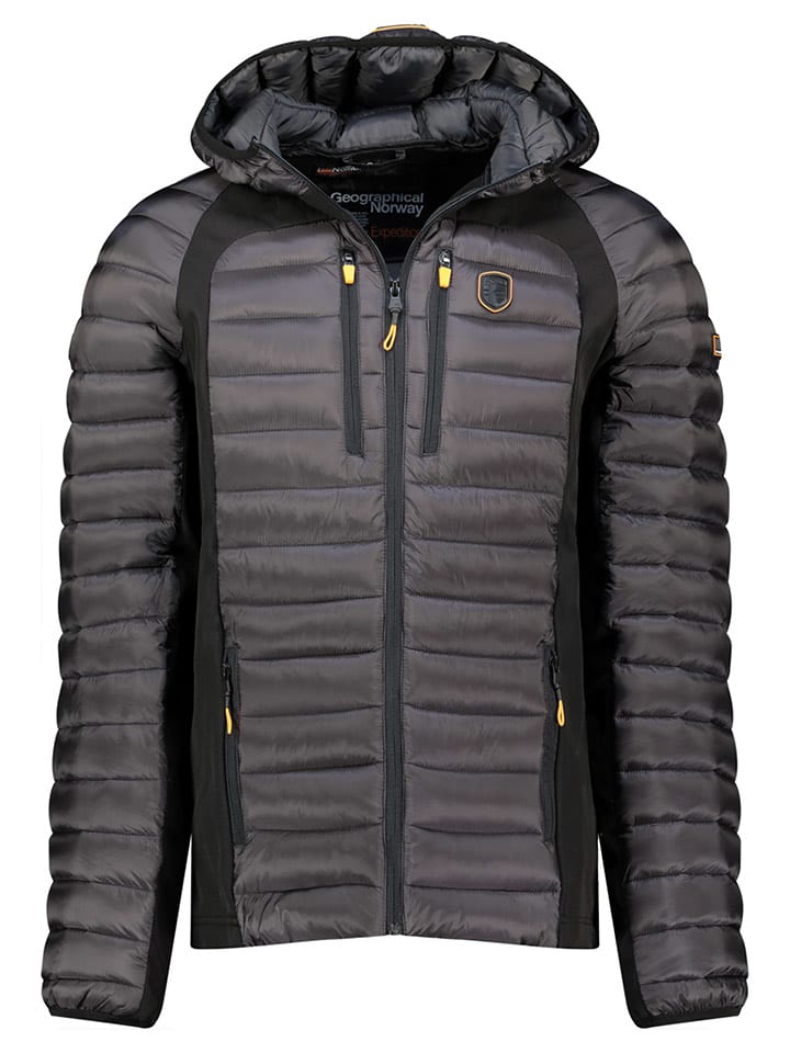 Geographical Norway Kurtka pikowana "Diabolo" w kolorze antracytowym rozmiar: L