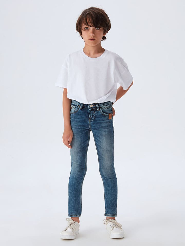 LTB Dżinsy "Cayle B" - Regular fit - w kolorze niebieskim rozmiar: 170