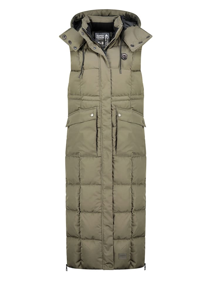 Canadian Peak Kamizelka zimowa "Vardeak" w kolorze khaki rozmiar: L