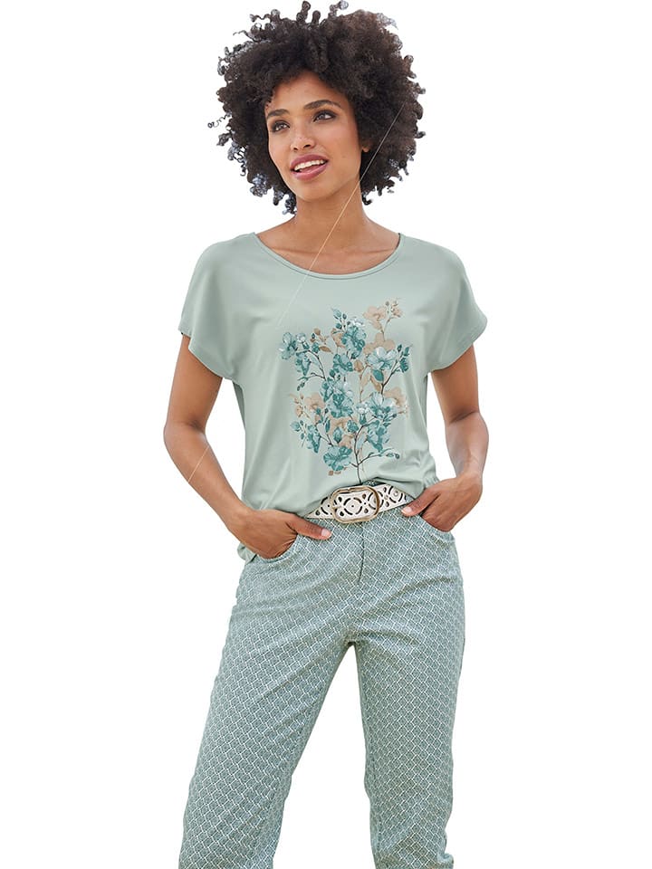 Heine Koszulka w kolorze turkusowym rozmiar: 40